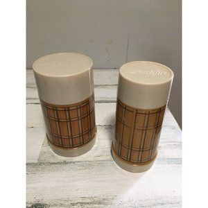 Vintage set of two Aladdin thermos bottles